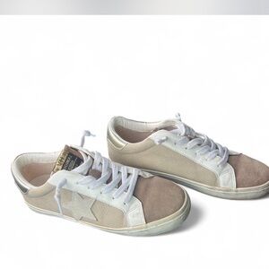 Vintage Havana Silver Star Distressed Sneakers - Women’s Size 8